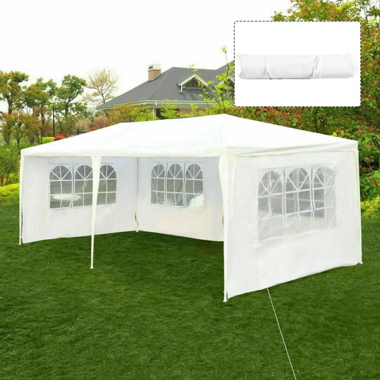 10 x 20 Feet Outdoor Party Wedding Canopy Tent with Removable Walls and Carry Bag