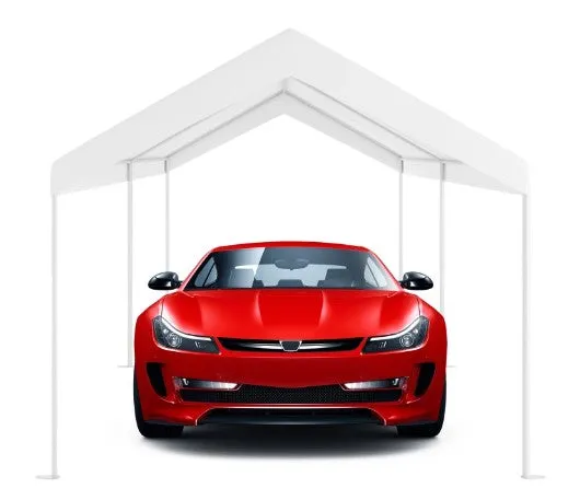 10 x 20 Feet Steel Frame Portable Car Canopy Shelter