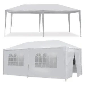 10X20' Outdoor Garden Gazebo Wedding Party Tent Canopy Marquee With Removable Sidewalls