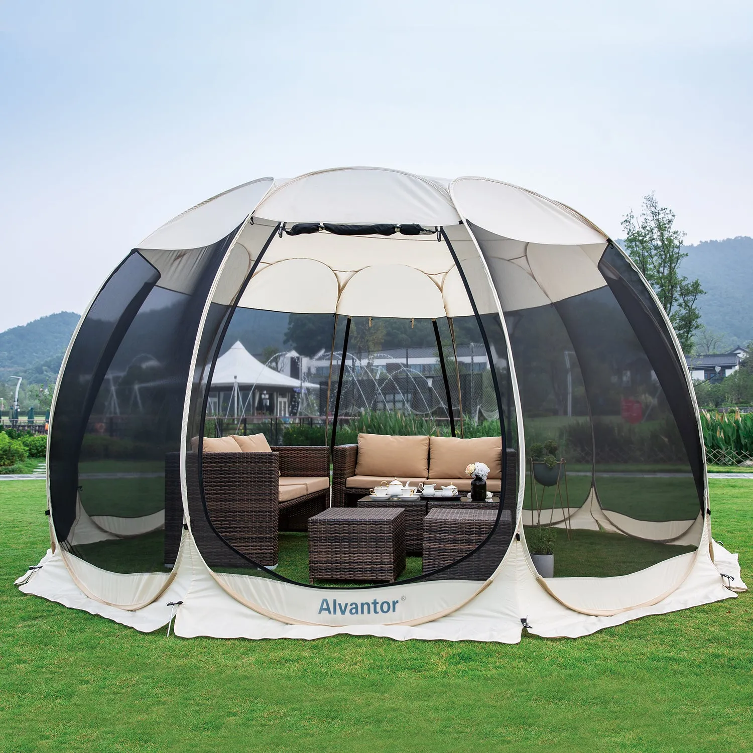 12' X 12' Instant Pop Up Screen House Tent Gazebo