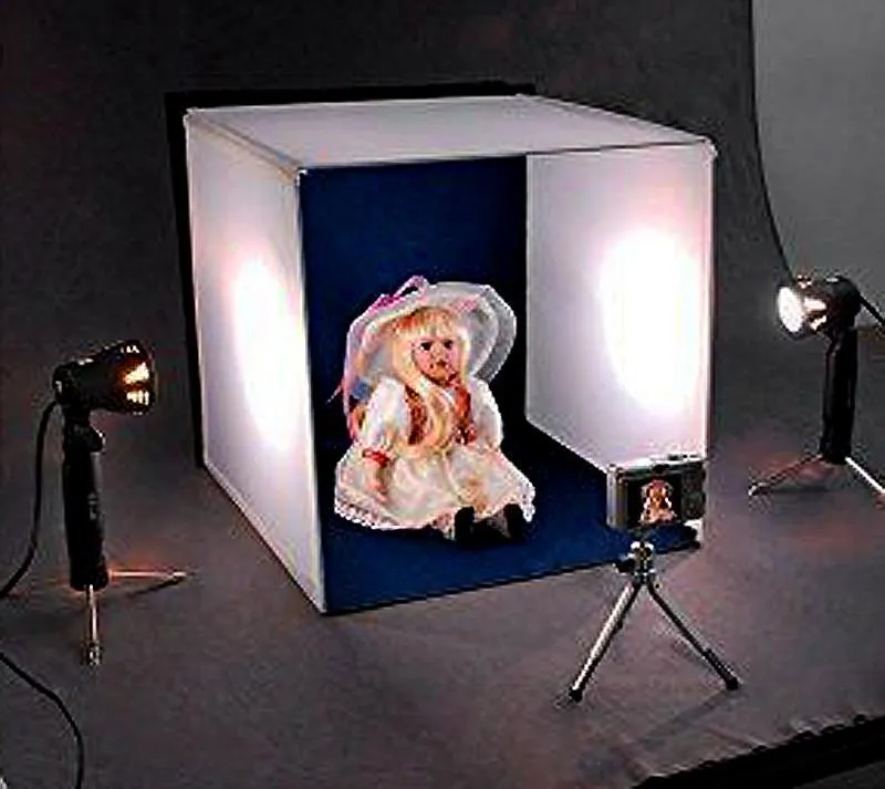 16” x 16” Table Top Photo Photography Studio Lighting Light Tent Kit in a Box