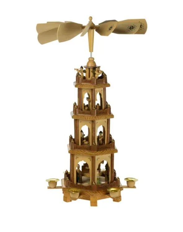 4 Tier Nativity Pyramid