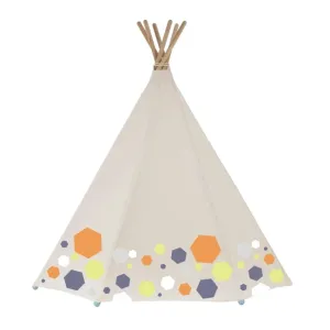 Around the Crib Teepee Tent Geo Colour