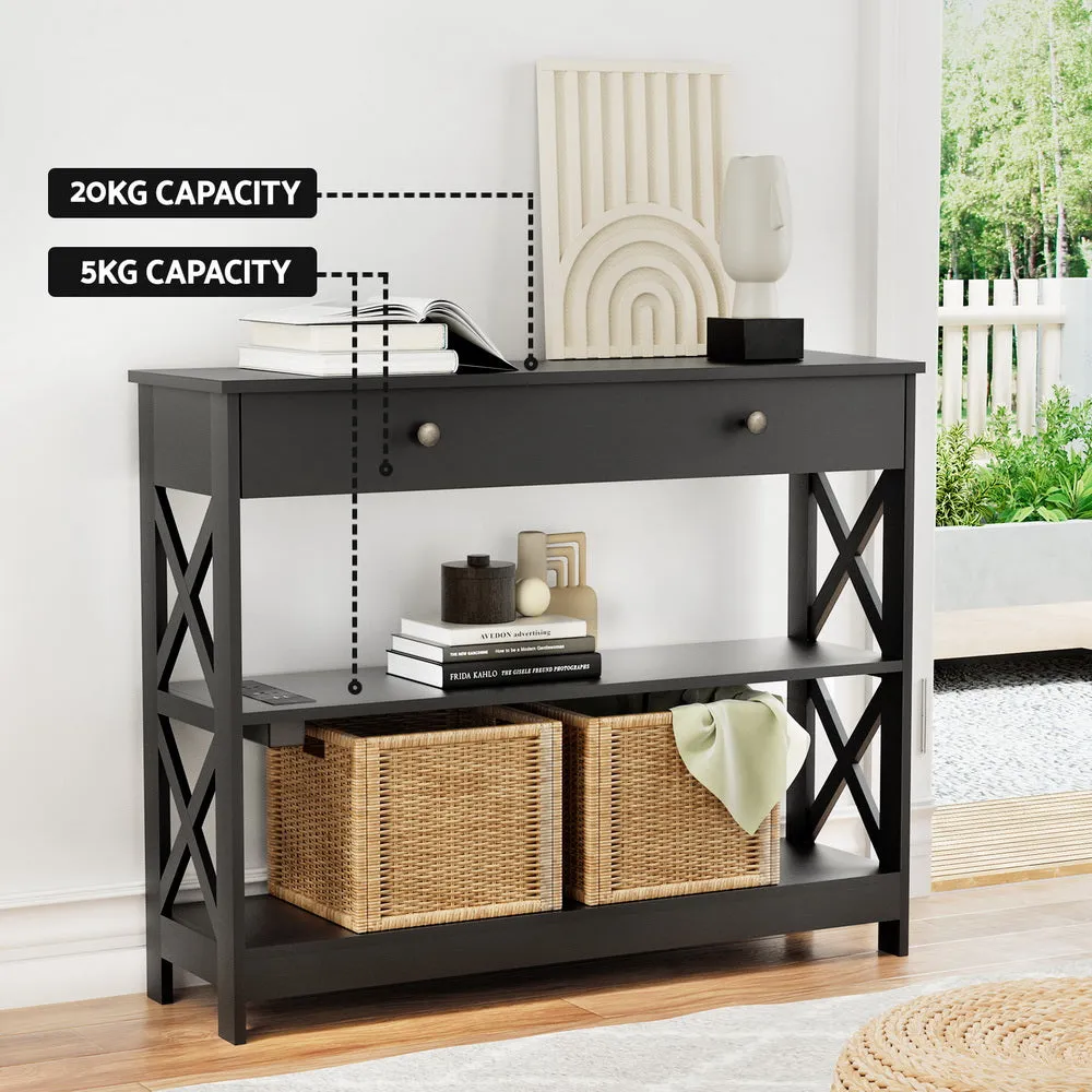 Artiss Console Table 3-tier USB Outlets