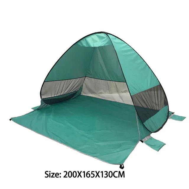 Automatic Sun Shelters Beach Tent UV Protection Pop Up Tents Sun Shade Awning Camping Outdoor Hiking Travel Shelter X318B