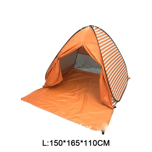 Automatic Sun Shelters Beach Tent UV Protection Pop Up Tents Sun Shade Awning Camping Outdoor Hiking Travel Shelter X318B