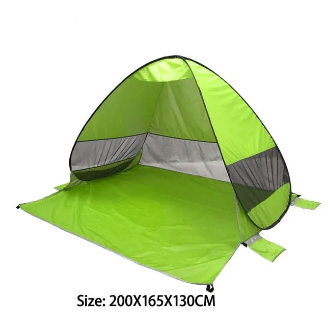 Automatic Sun Shelters Beach Tent UV Protection Pop Up Tents Sun Shade Awning Camping Outdoor Hiking Travel Shelter X318B