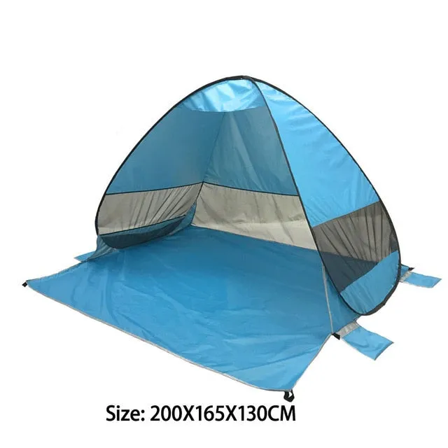 Automatic Sun Shelters Beach Tent UV Protection Pop Up Tents Sun Shade Awning Camping Outdoor Hiking Travel Shelter X318B