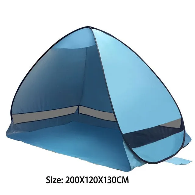 Automatic Sun Shelters Beach Tent UV Protection Pop Up Tents Sun Shade Awning Camping Outdoor Hiking Travel Shelter X318B