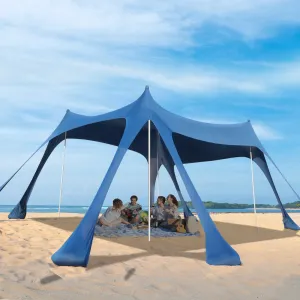 Beach Tent Sun Shelter UPF50  10×10FT OD745