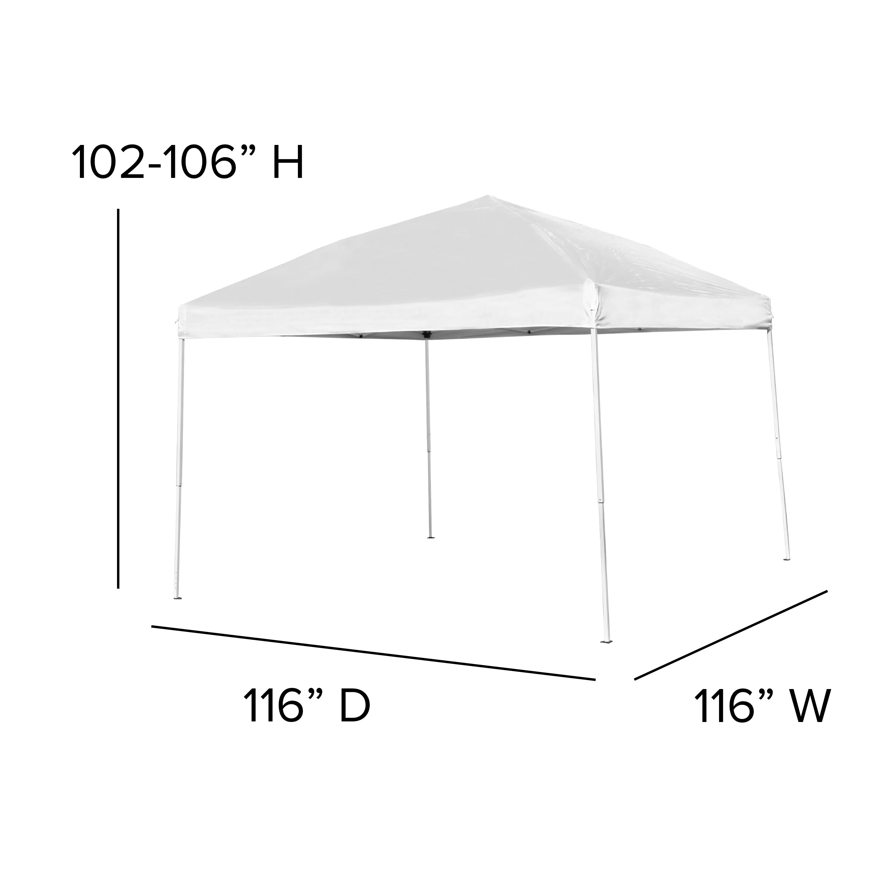 Canopy Tent,Table & 4 Chairs JJ-GZ10183Z-4LEL3-WHWH-GG