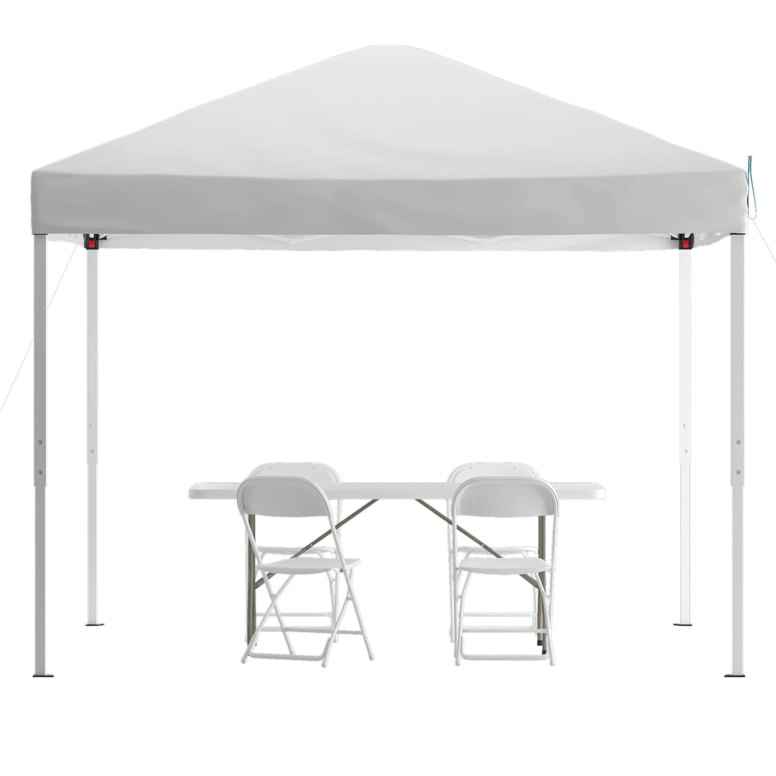 Canopy Tent,Table & 4 Chairs JJ-GZ10183Z-4LEL3-WHWH-GG