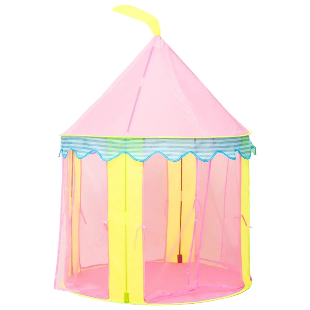 Children Play Tent with 250 Balls Pink 100x100x127 cm