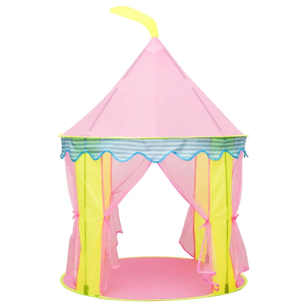 Children Play Tent with 250 Balls Pink 100x100x127 cm