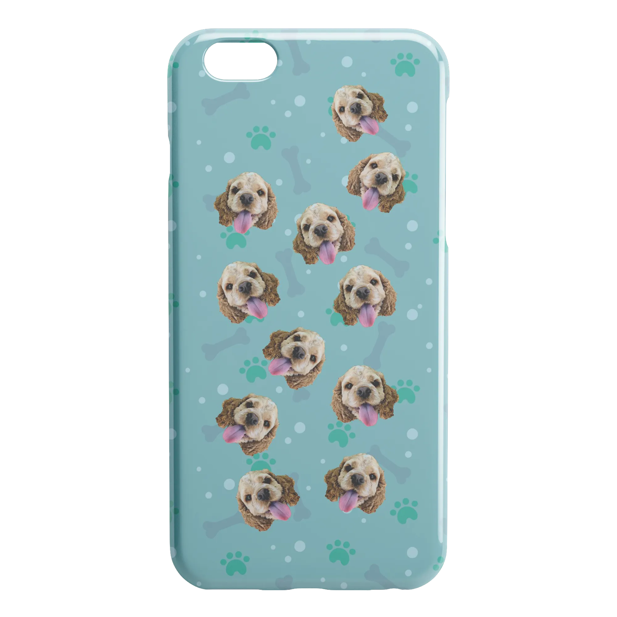 Custom Dog Faces iPhone Case