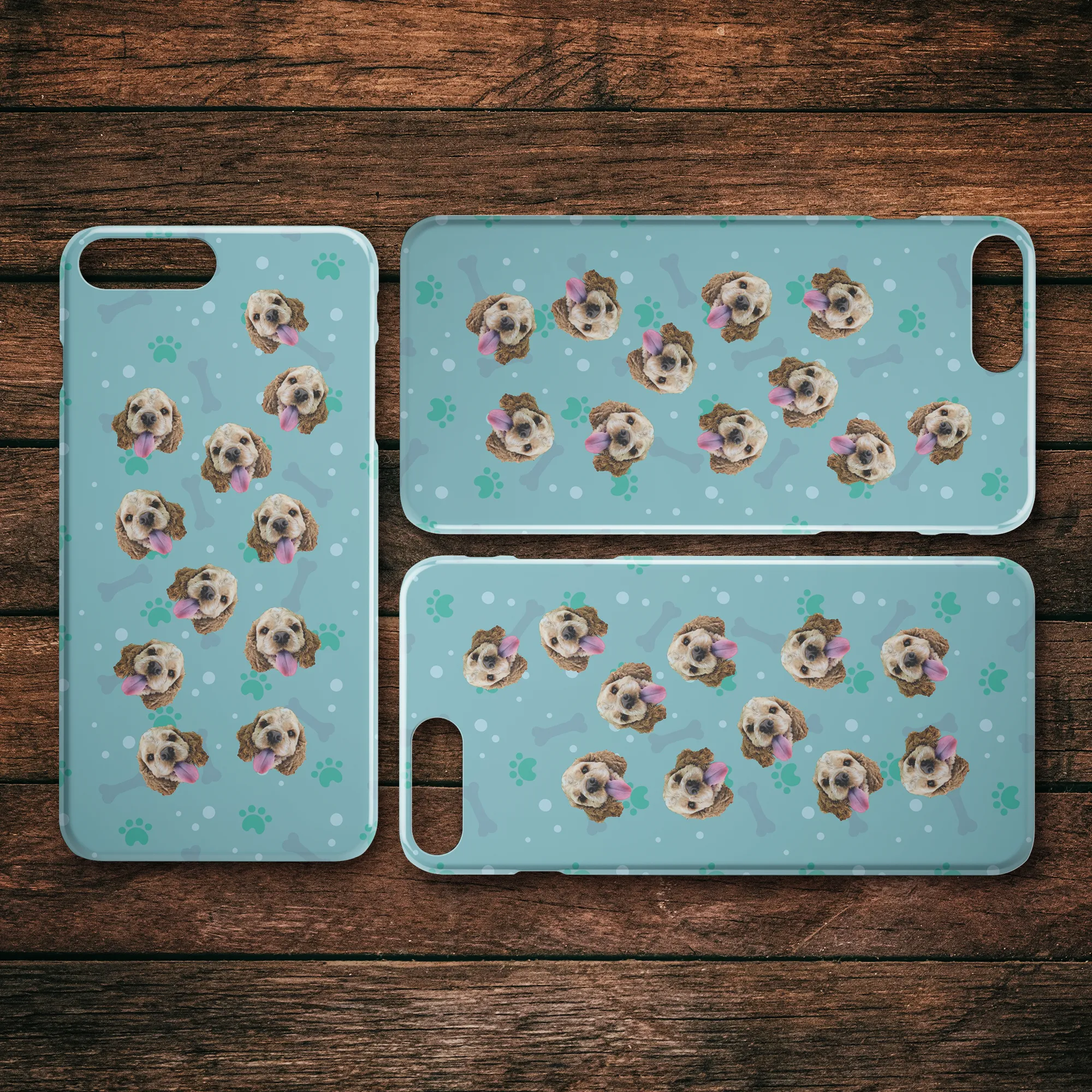 Custom Dog Faces iPhone Case