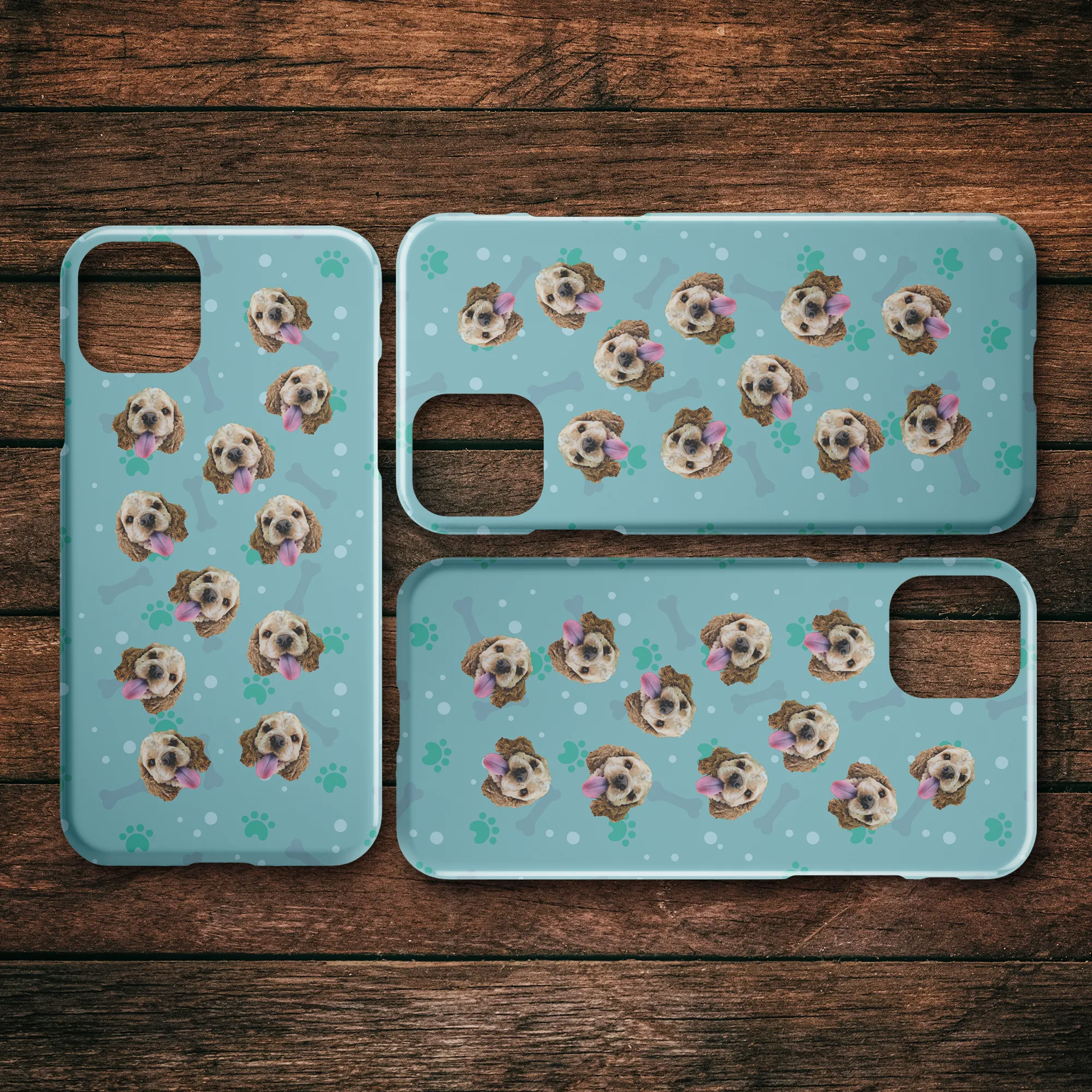 Custom Dog Faces iPhone Case