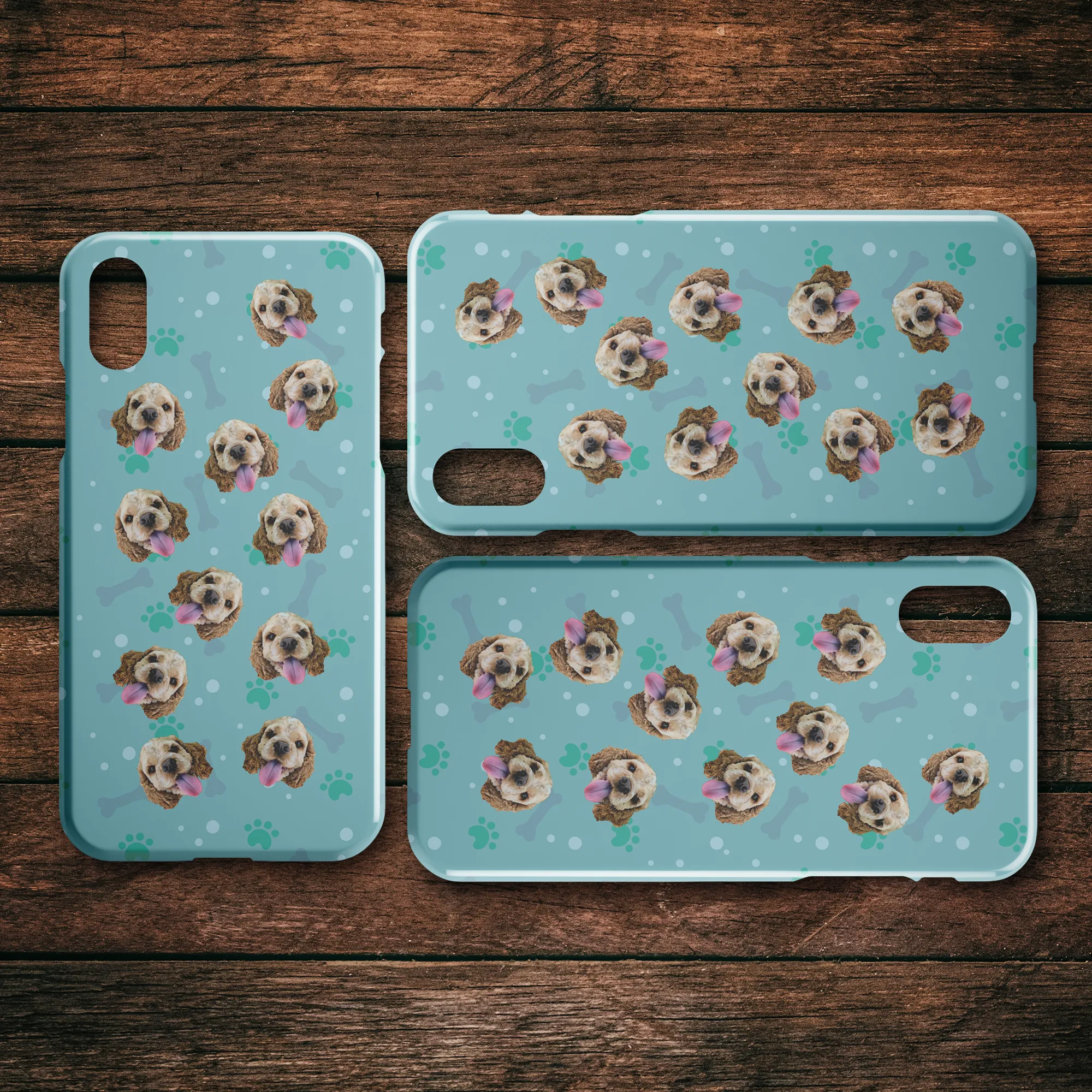 Custom Dog Faces iPhone Case