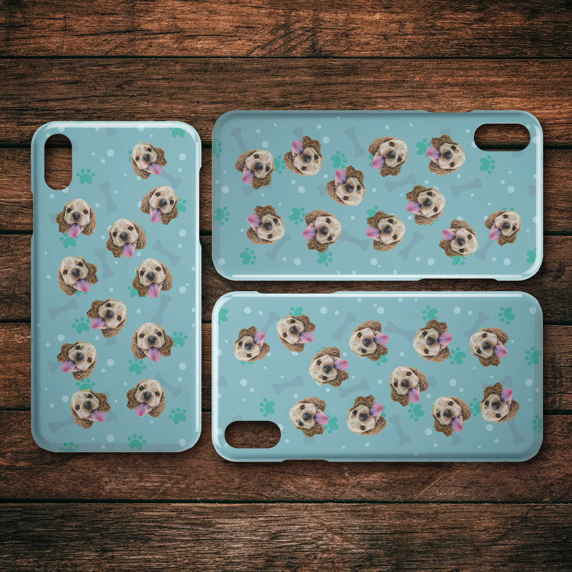 Custom Dog Faces iPhone Case