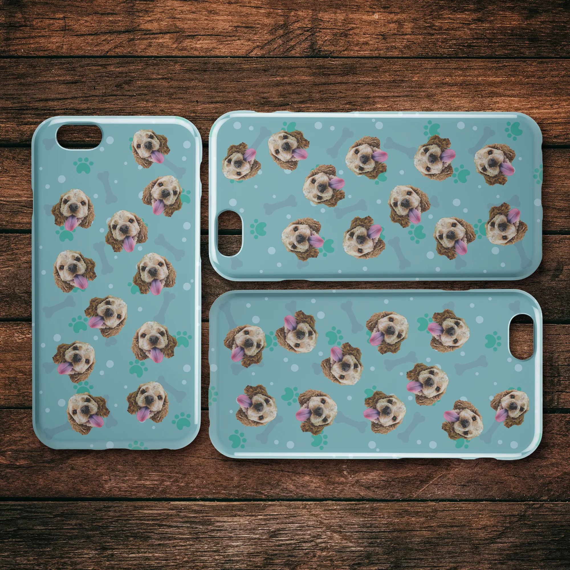 Custom Dog Faces iPhone Case