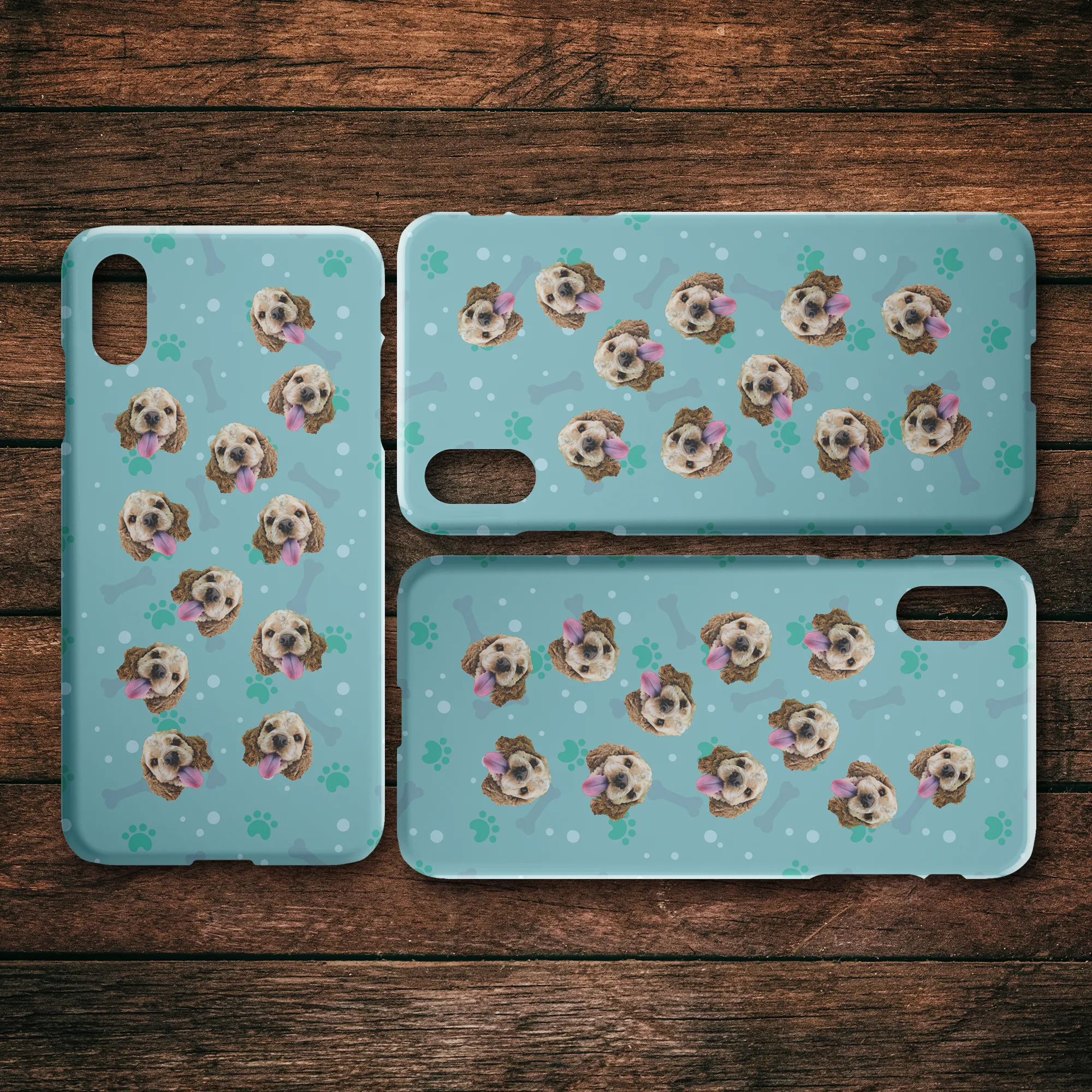 Custom Dog Faces iPhone Case