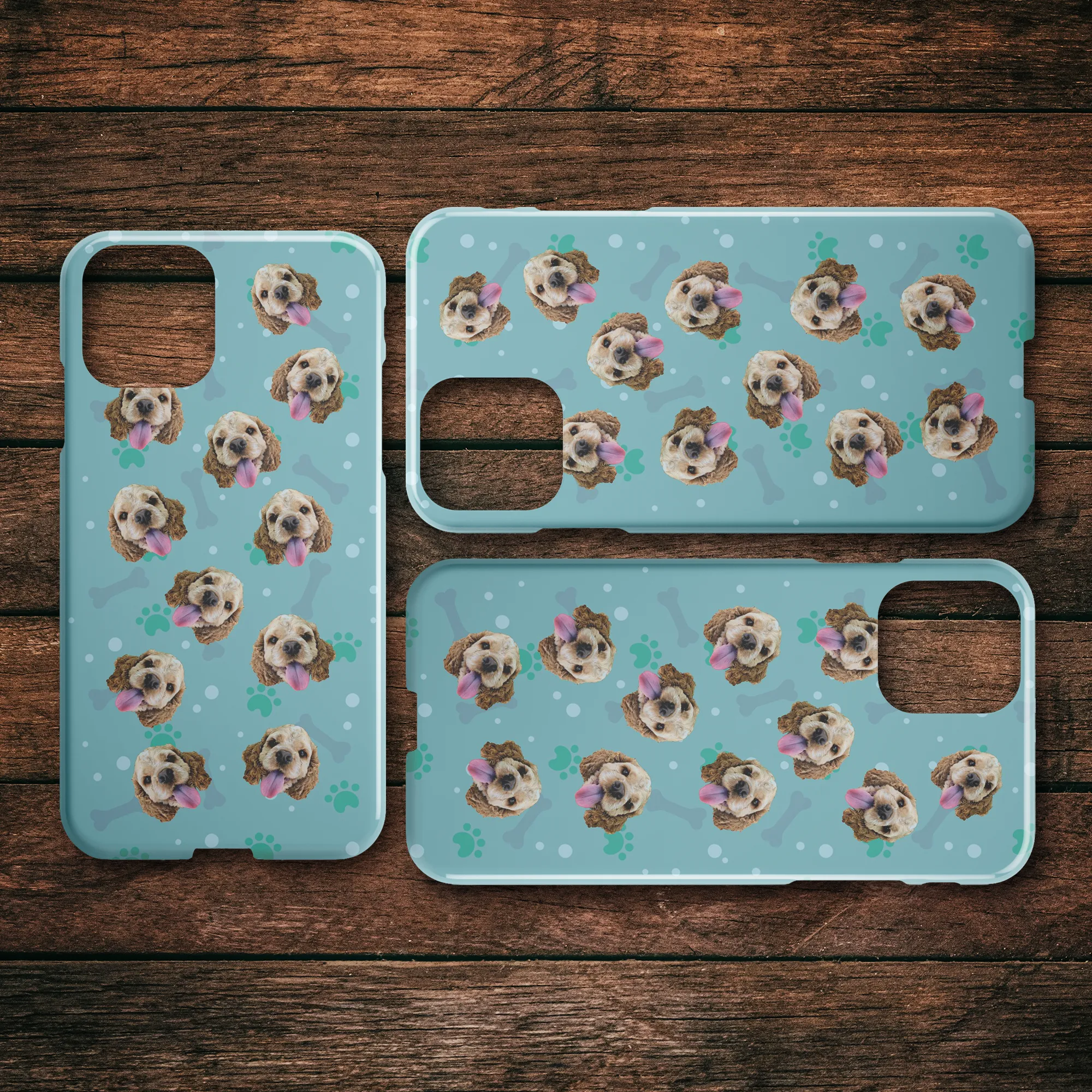 Custom Dog Faces iPhone Case