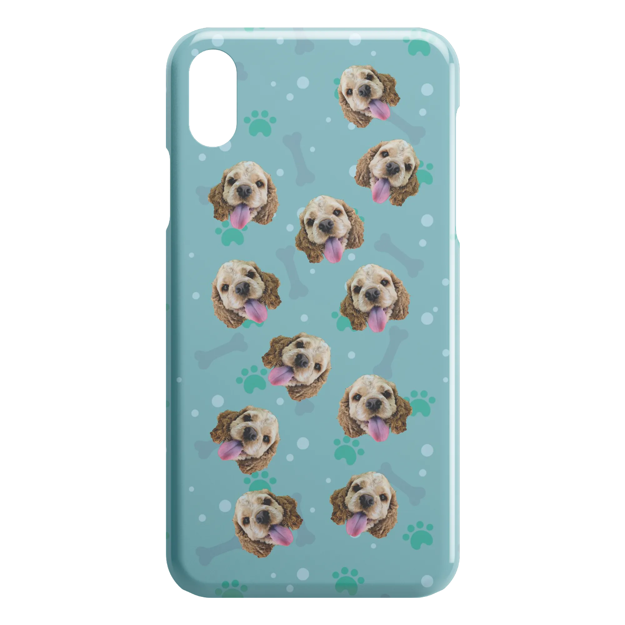 Custom Dog Faces iPhone Case