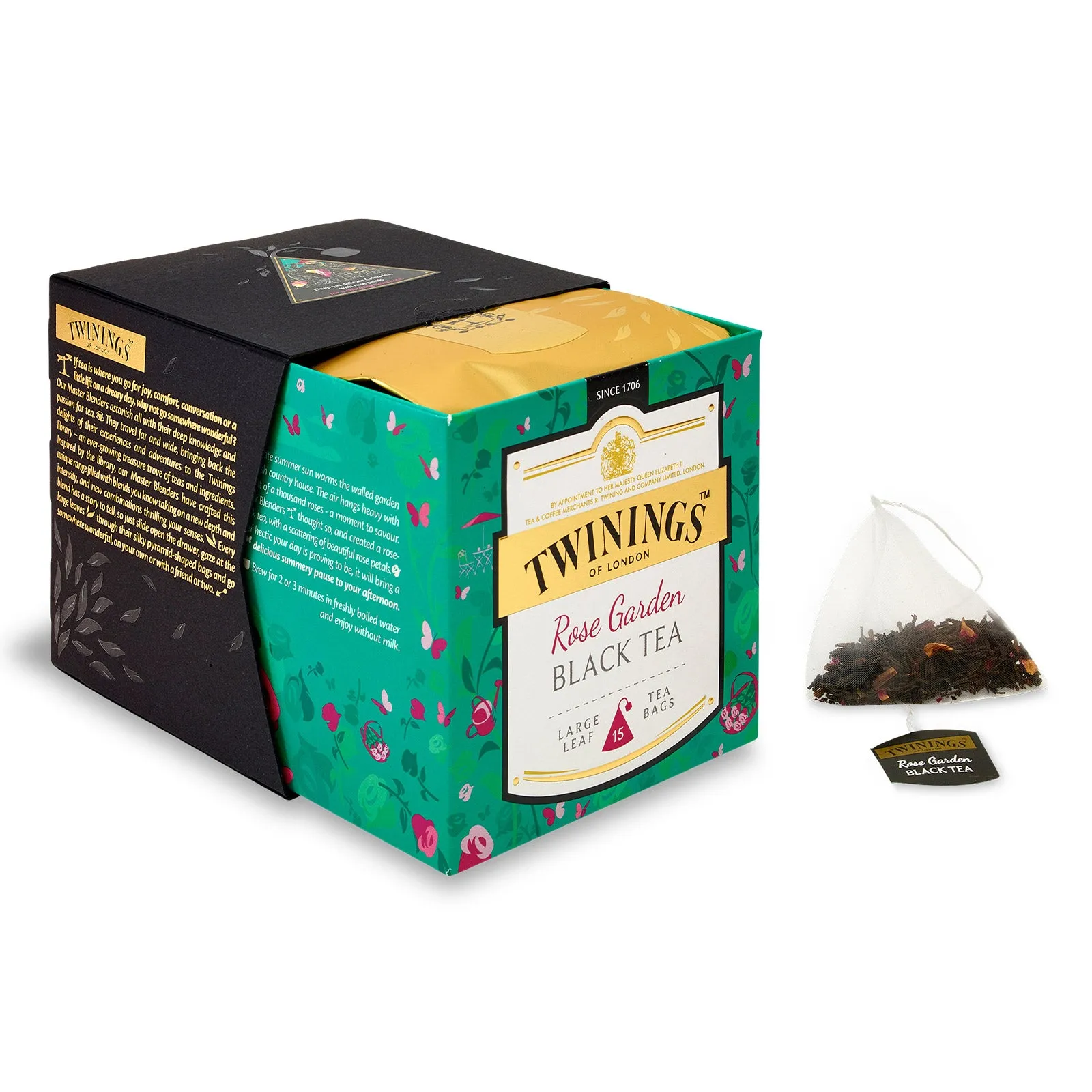 Discovery Collection Rose Garden Black Tea - 15 Pyramid Tea Bags