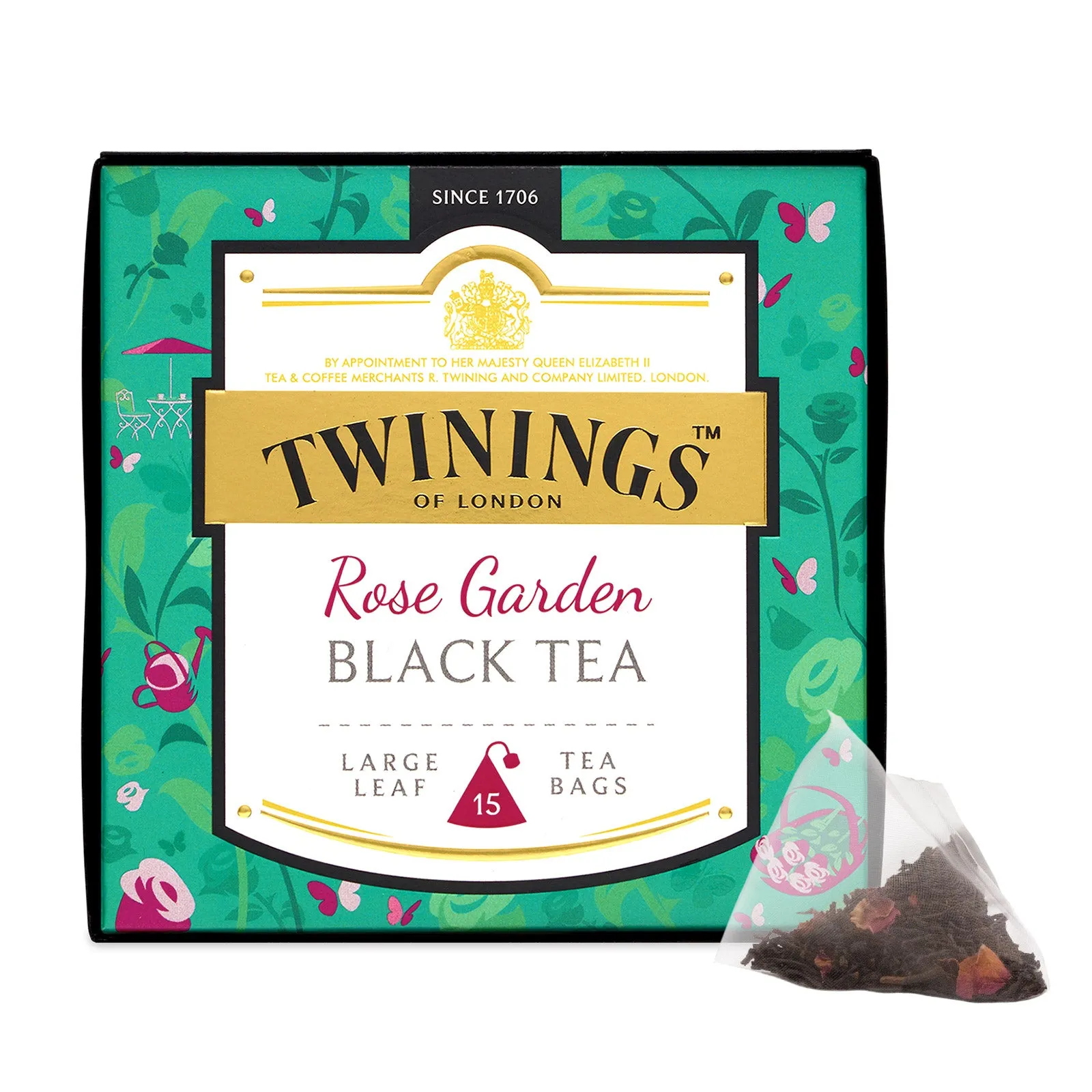 Discovery Collection Rose Garden Black Tea - 15 Pyramid Tea Bags