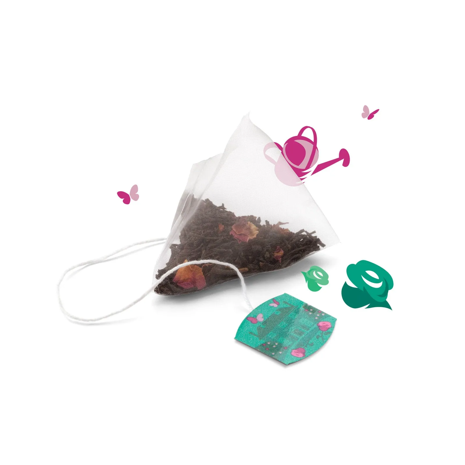 Discovery Collection Rose Garden Black Tea - 15 Pyramid Tea Bags