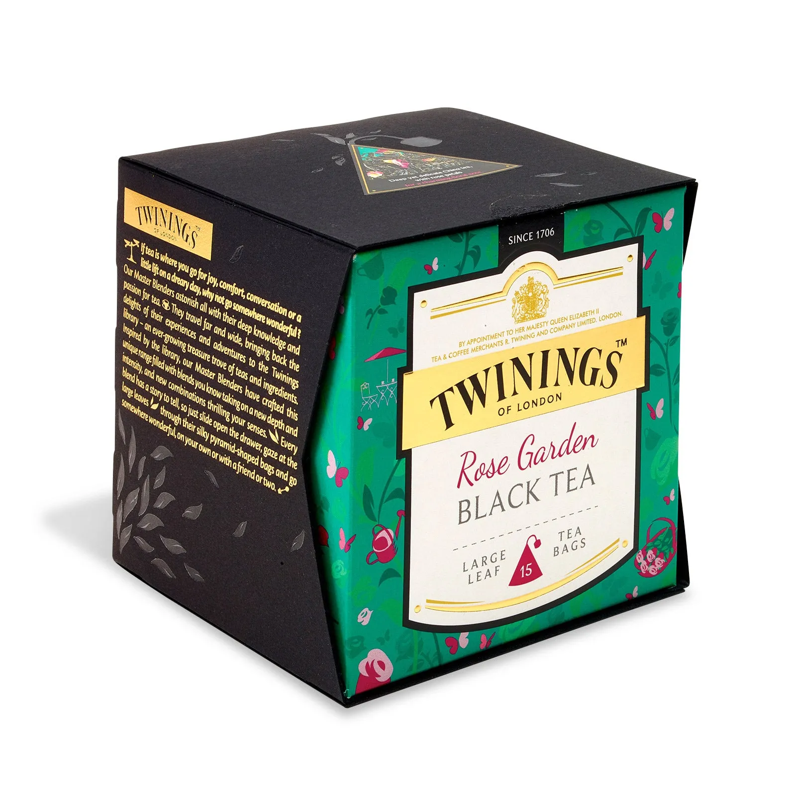 Discovery Collection Rose Garden Black Tea - 15 Pyramid Tea Bags