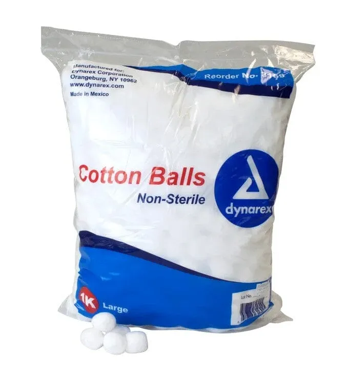 Dynarex Cotton Balls - Non-Sterile