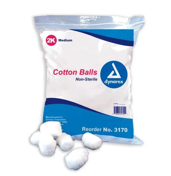 Dynarex Cotton Balls - Non-Sterile