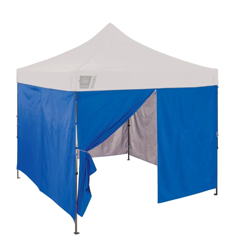 Ergodyne 12985 #6054 Blue Pop-Up Tent Sidewall Kit - 10ft x 10ft