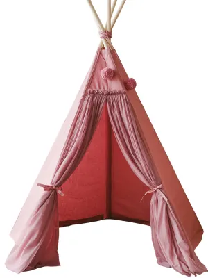 Fairy teepee play tent with tulle