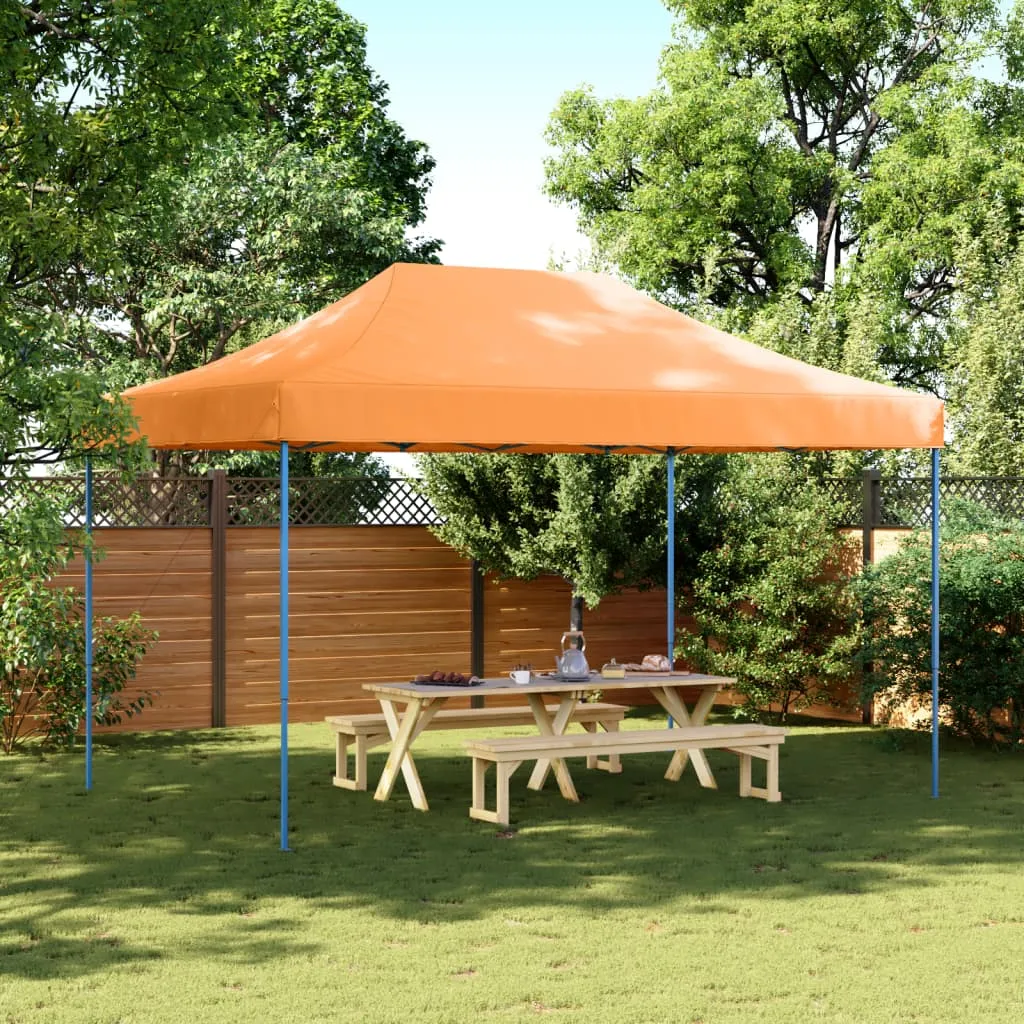 Foldable Party Tent Pop-Up Orange 440x292x315 cm