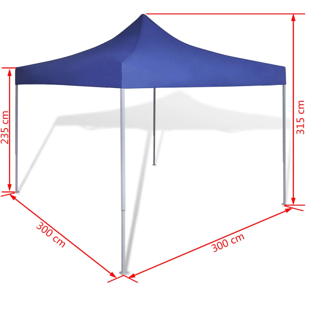 Foldable Tent 3x3 m Blue