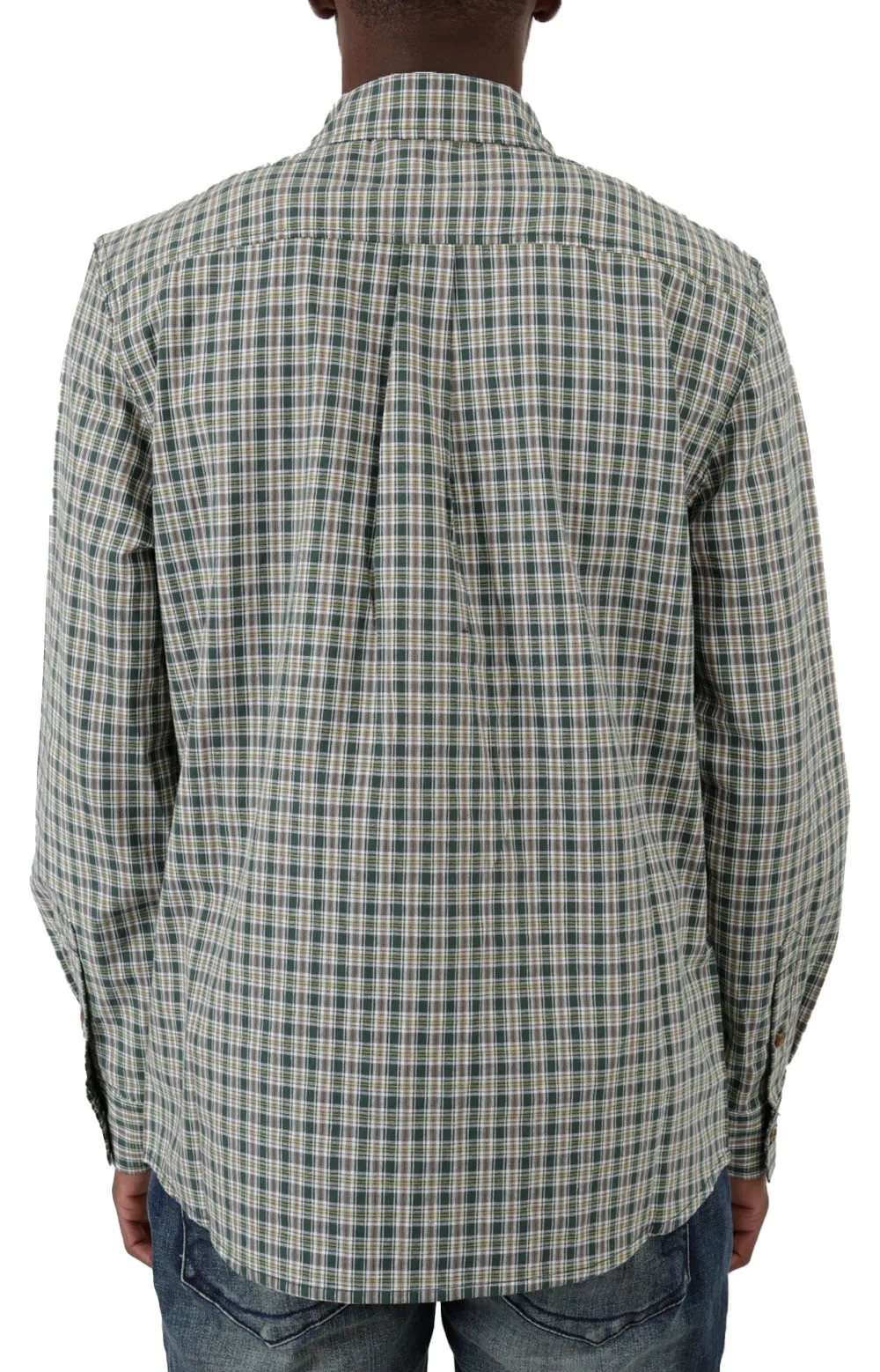 Forest Green Bug Out Plaid Button-Up Shirt