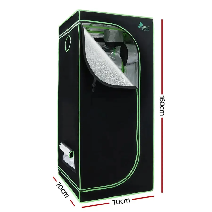 Green Fingers Grow Tent Kits 1680D Oxford 0.7MX0.7MX1.6M Hydroponics Grow System