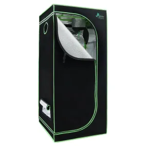 Green Fingers Grow Tent Kits 1680D Oxford 0.7MX0.7MX1.6M Hydroponics Grow System