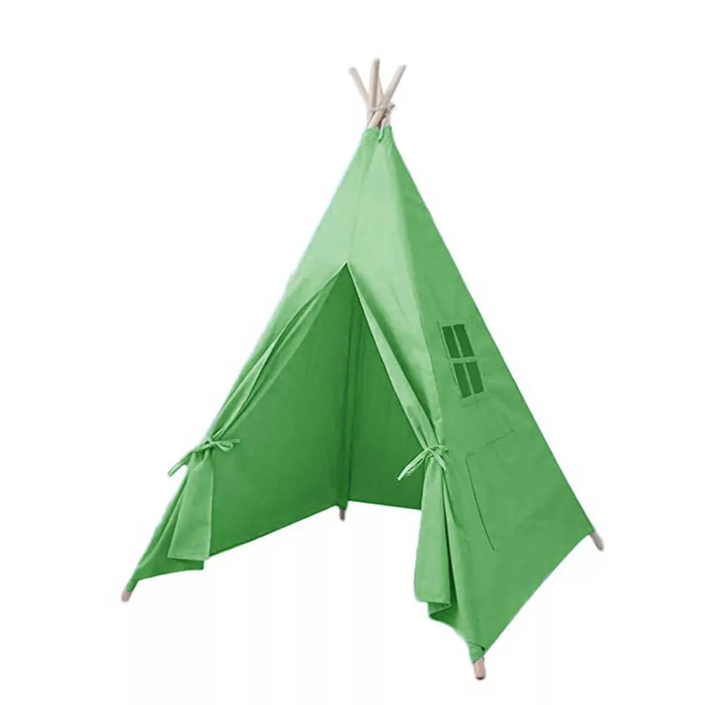 Kids 4 Poles Teepee Play Tent