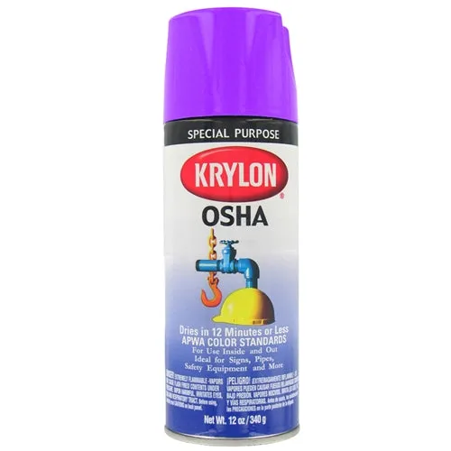 Krylon 1580 Tough Coat Acrylic Enamel OSHA Purple