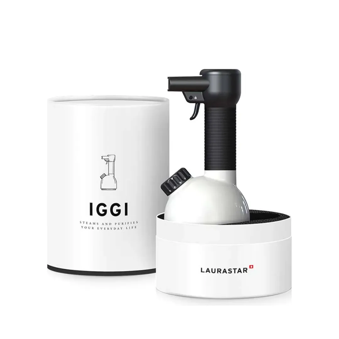 Laurastar IGGI (Pure White / Intense Red) Compact Size Hygienic Steamer