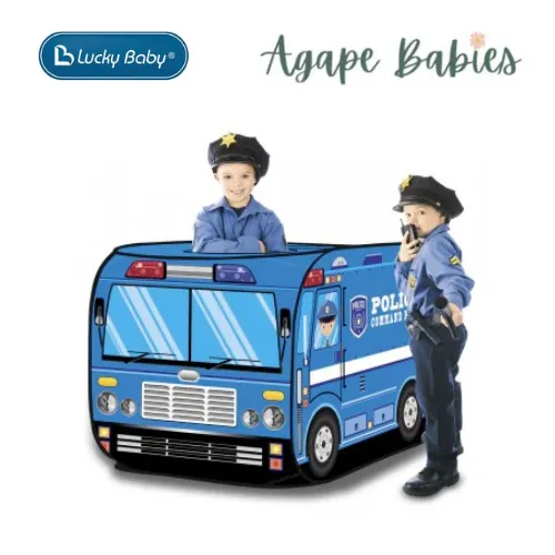 Lucky Baby Police Car Exploration Playhouse