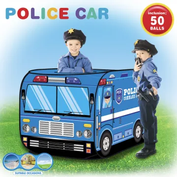 Lucky Baby Police Car Exploration Playhouse