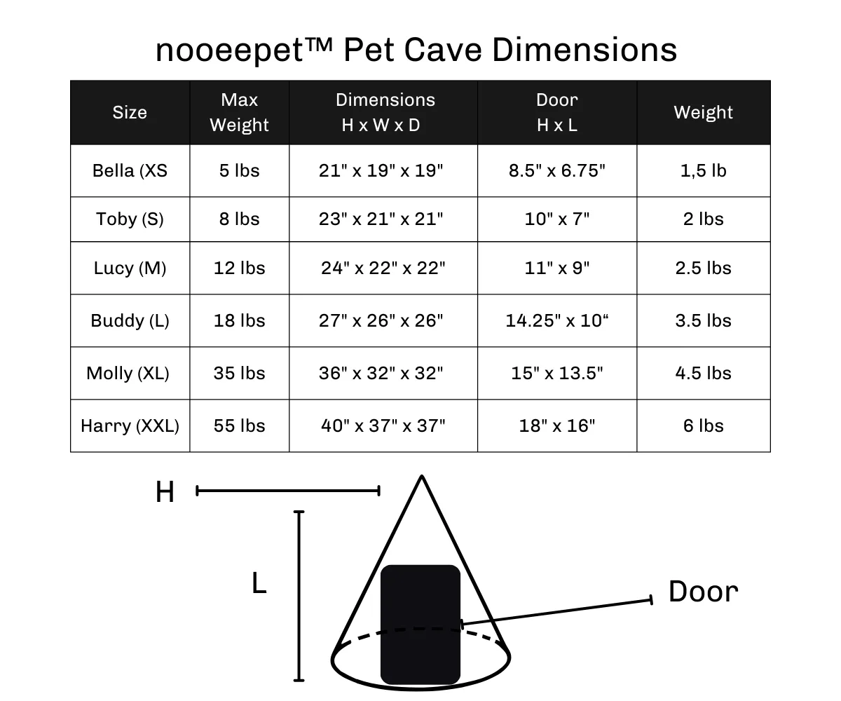 Lucy Pet Cave (M) Cream