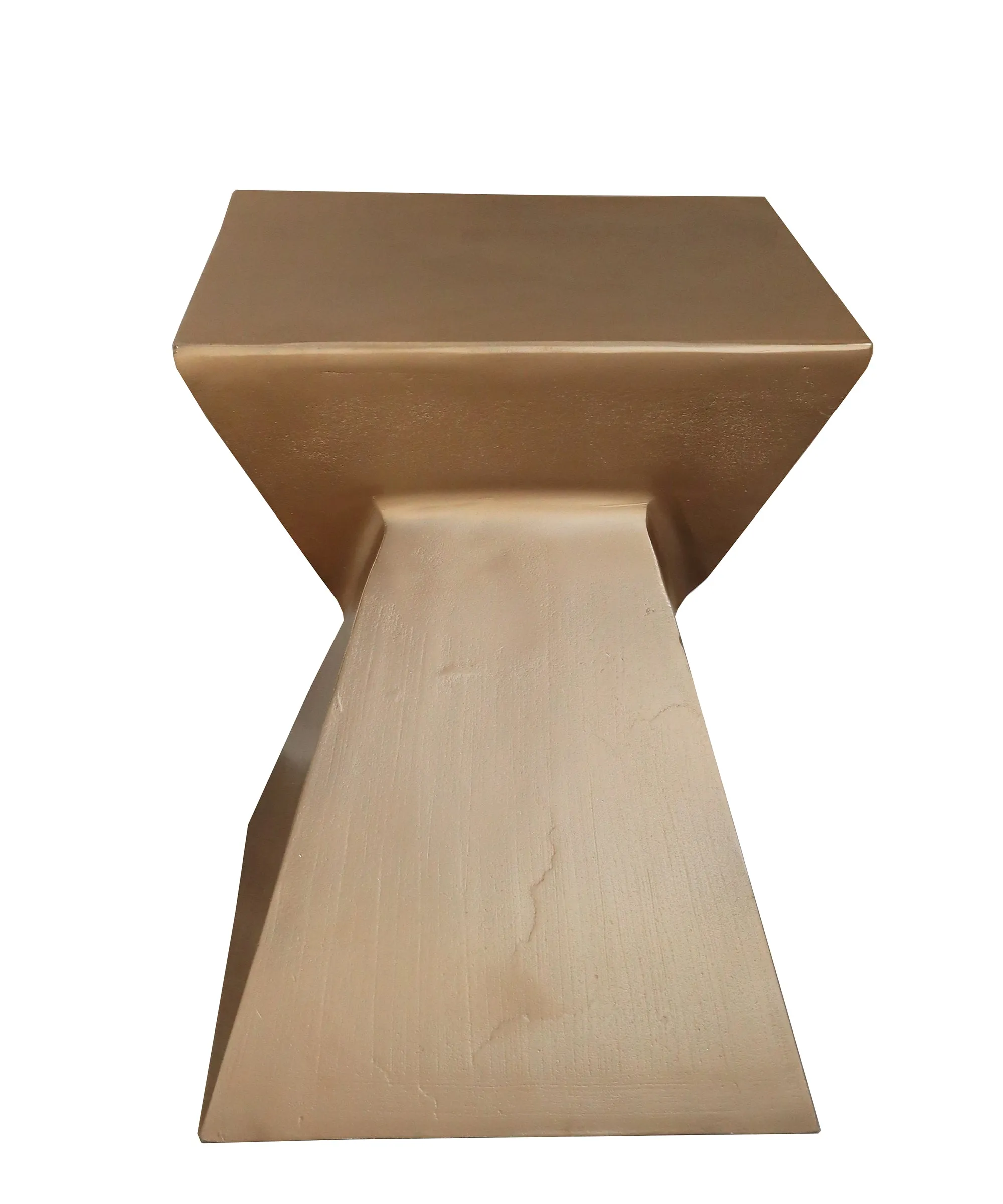 Luxore Pyramid Gold Side Table