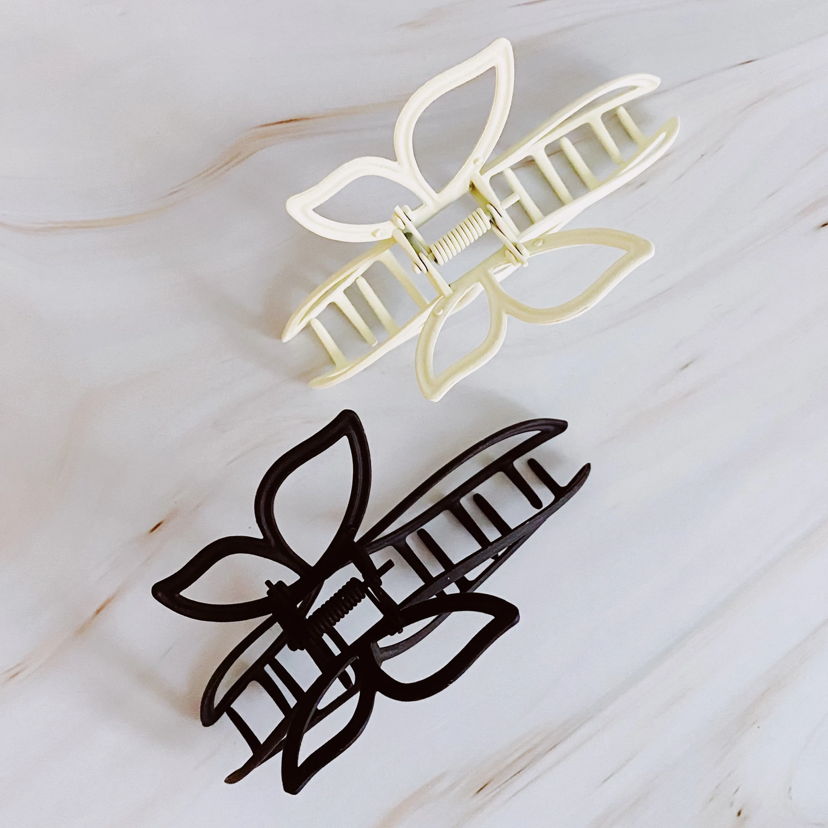 Modern Butterfly Hair Claw Set Of 2