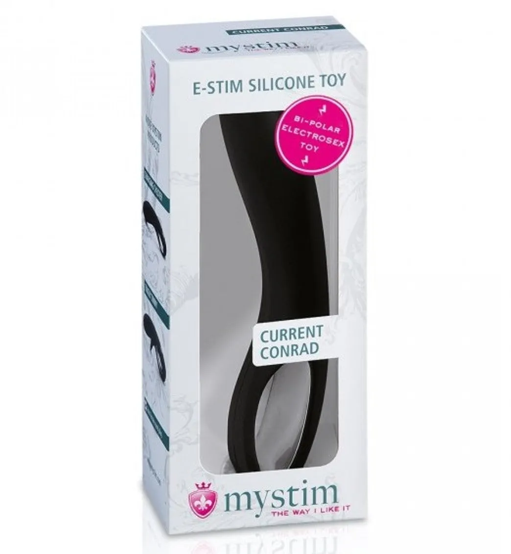 MYSTIM CURRENT CONRAD E STIM SILICON DILDO