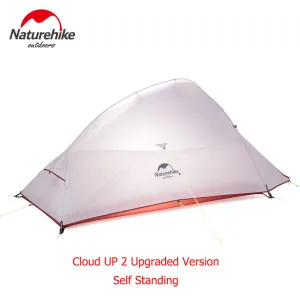 Naturehike CloudUp Series Ultralight Hiking Tent 20D Fabric For 2 Person With Mat NH15T002-T